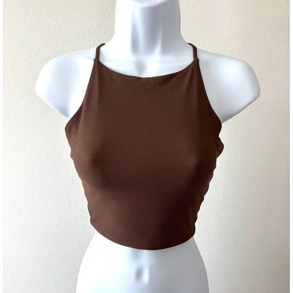 Coquette Soft Girl Lounge Bundle S Summer Ribbed Crop Tops + Sweat Shorts NWT - Picture 5 of 16